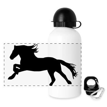pferd - Panoramic Thermal Bottle with Lid 500 ml - white - Front