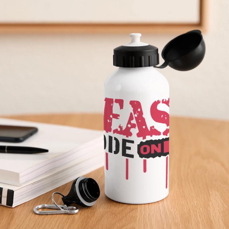 Bête Mode sur un Blut Graffit Gourde panoramique avec couvercle 500 ml