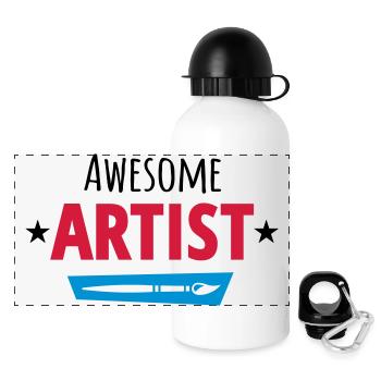 Artist - Panoramic Thermal Bottle with Lid 500 ml - white - Front