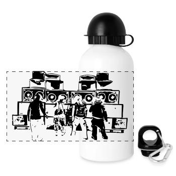 sound system free People - Gourde panoramique avec couvercle 500 ml - blanc - Devant