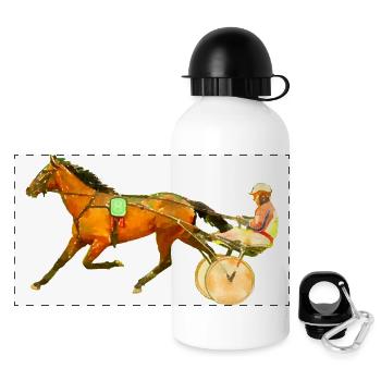 race - Panoramic Thermal Bottle with Lid 500 ml - white - Front