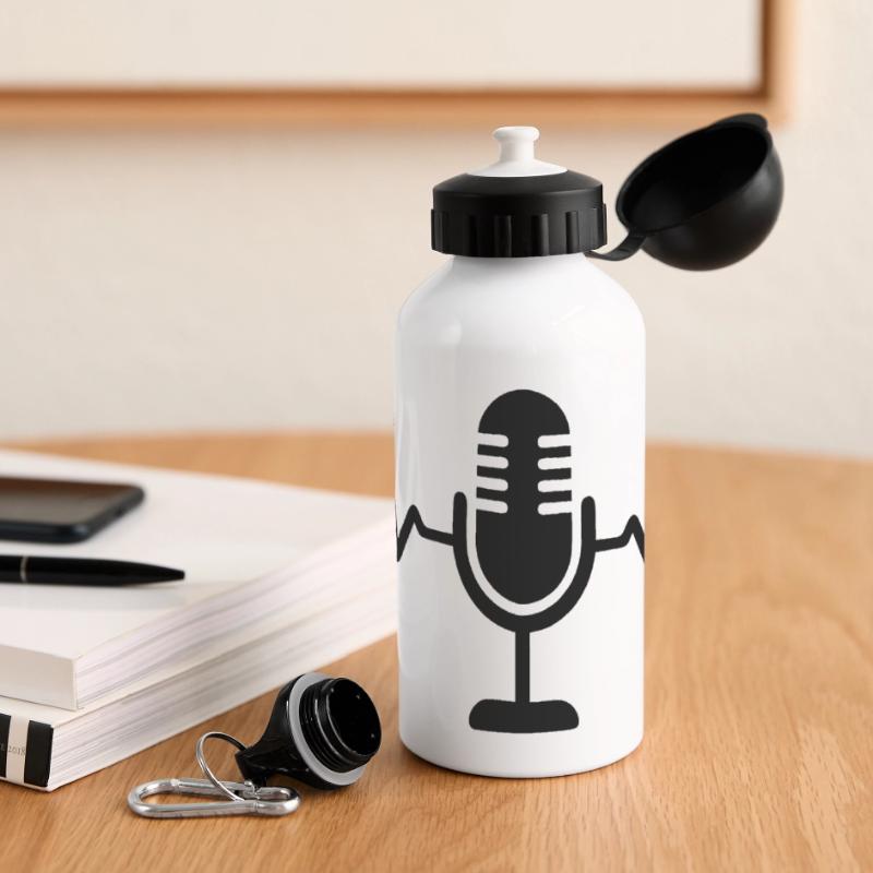 Micro Chant Podcast Streaming Panoramic Thermal Bottle with Lid 500 ml