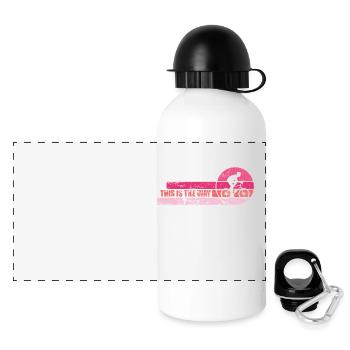 This is the Way Cycling Fitness - Panoramic Thermal Bottle with Lid 500 ml - white - Front