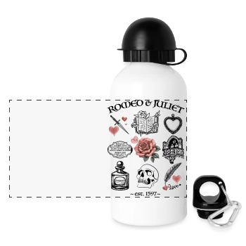 Romeo and Juliet - Panoramic Thermal Bottle with Lid 500 ml - white - Front