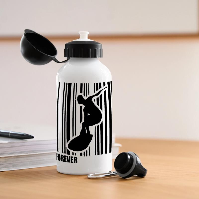 code barre surf Gourde panoramique avec couvercle 500 ml