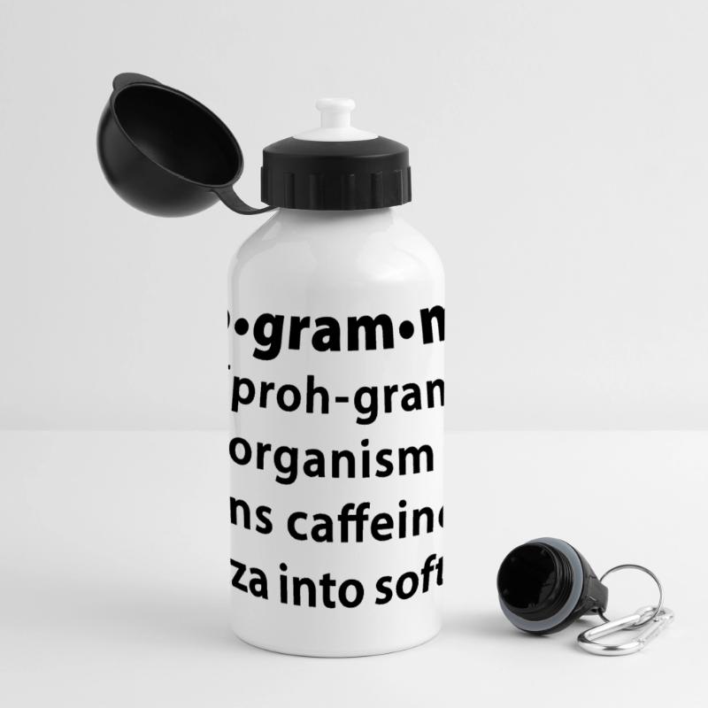 Programmdefinition - die Definition Programmer Panorama Trinkflasche mit Deckel 500 ml