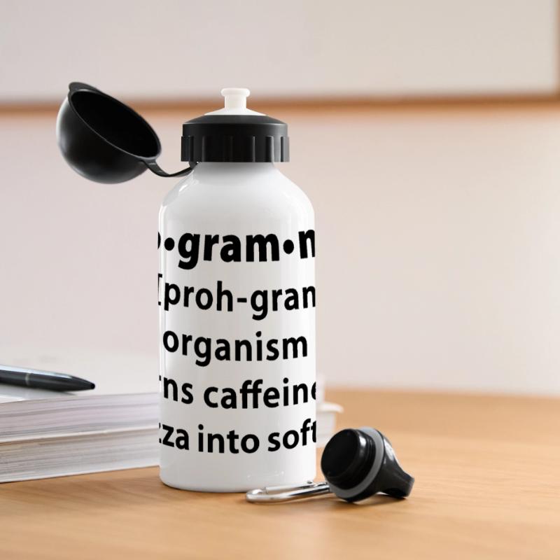 Programmdefinition - die Definition Programmer Panorama Trinkflasche mit Deckel 500 ml