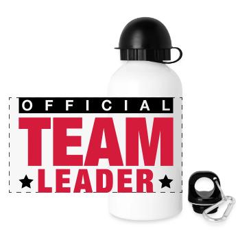 offcial_team_leader_to2 - Panoramic Thermal Bottle with Lid 500 ml - white - Front