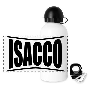name t-shirt Isaac t-shirt gift idea - Panoramic Thermal Bottle with Lid 500 ml - white - Front