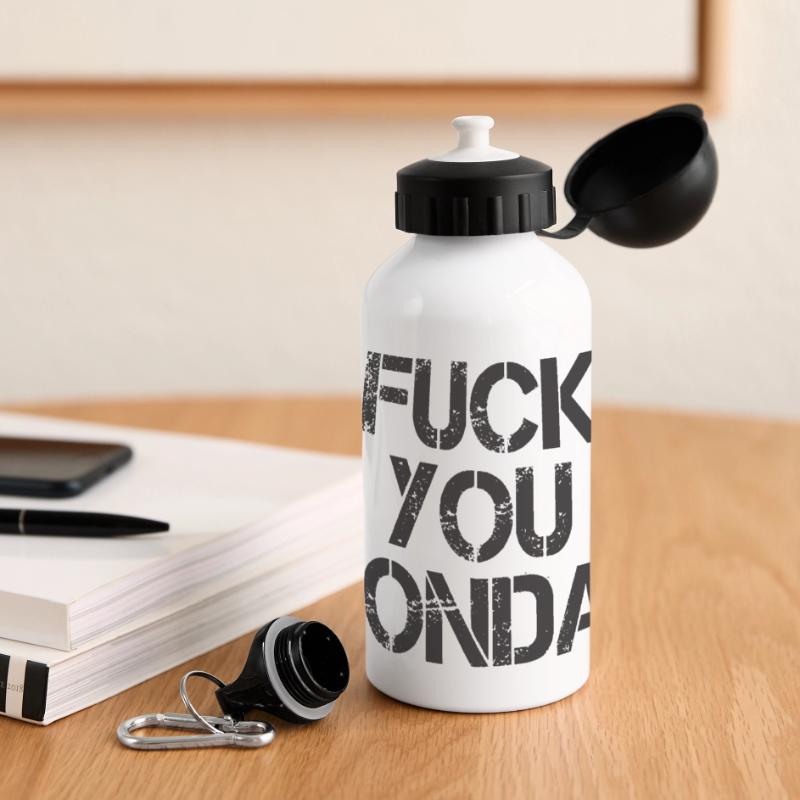 Vaffanculo lunedì Borraccia termica panoramica con tappo 500 ml