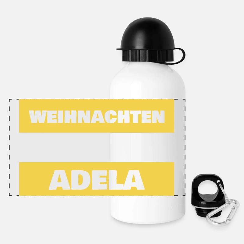 Adela - Gourde panoramique avec couvercle 500 ml - blanc