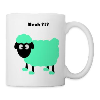 schafen - Tasse - Weiß - Rechts