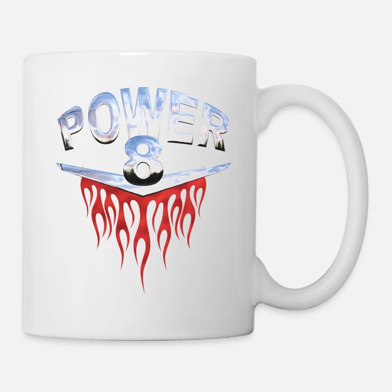 v8 - Tasse - Weiß