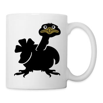 Truthahn (3c) - Tasse - Weiß - Rechts