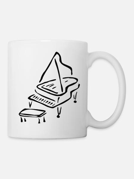 klavier - Tasse - Weiß