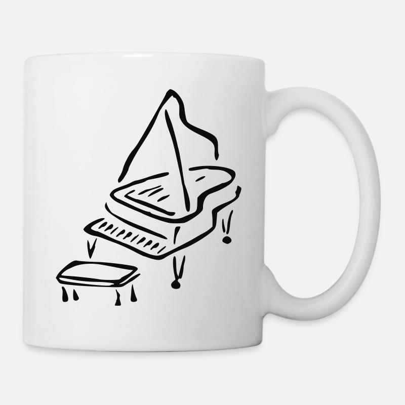 klavier - Tasse - Weiß