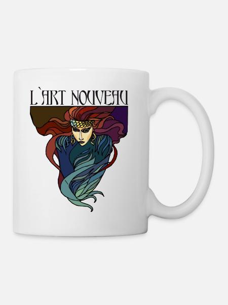 L'Art Nouveau - Mug blanc - blanc