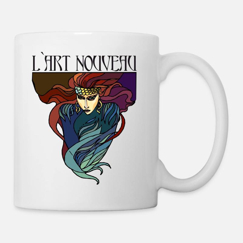 L'Art Nouveau - Mug blanc - blanc