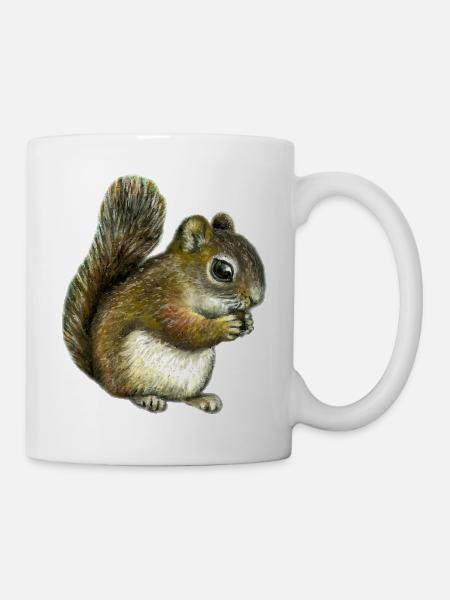 Baby squirrel - Mug - white