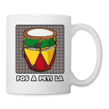 Ka,tambour,Guadeloupe ,îles,caraïbes,Antilles - Mug blanc - blanc - Droite
