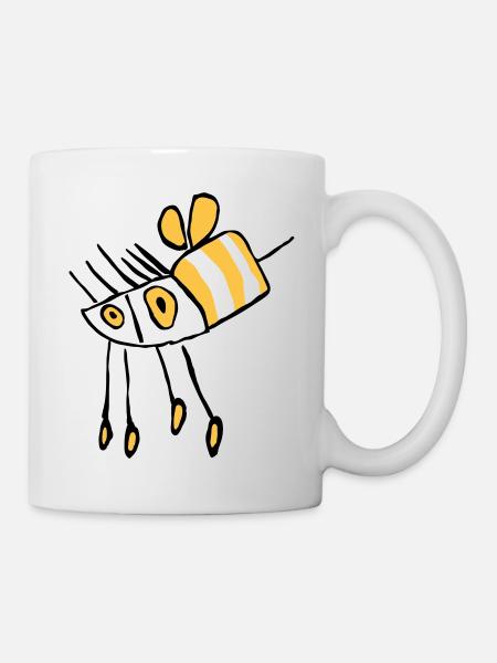 Abeilles - Mug blanc - blanc