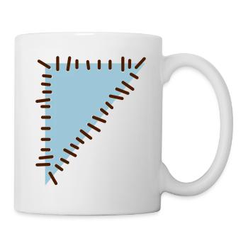 flicken3 - Tasse - Weiß - Rechts