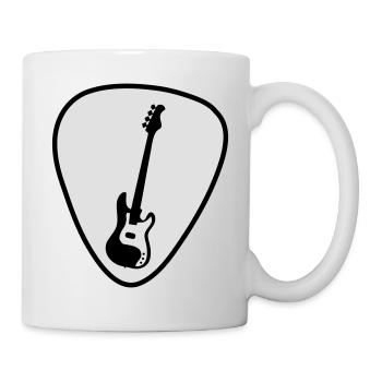gitarre - Tasse - Weiß - Rechts
