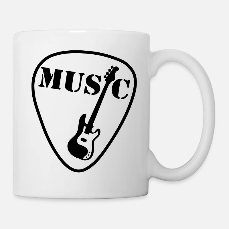 gitarre - Tasse - Weiß