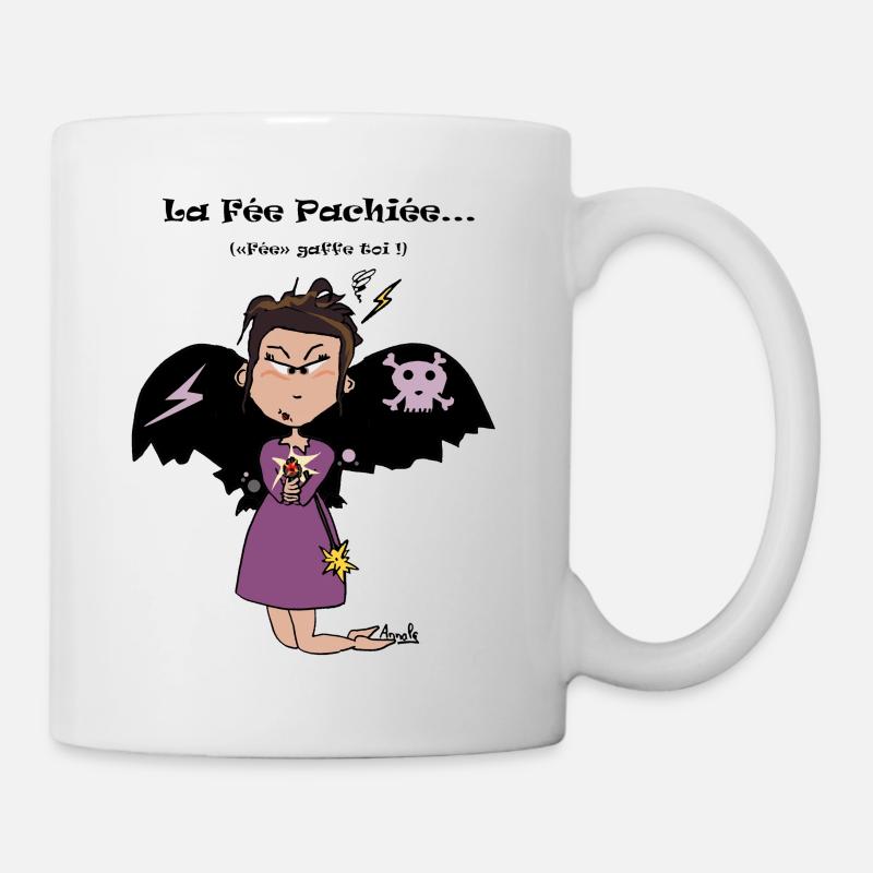 Fée Pachiée brune - Mug blanc - blanc