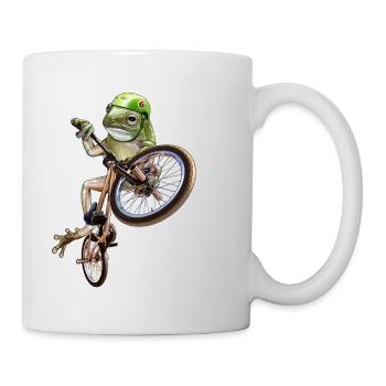 frog bmx - Mug blanc - blanc - Droite