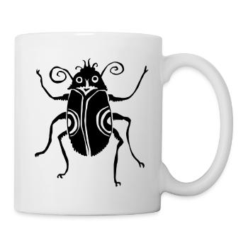 Zierkäfer - Tasse - Weiß - Rechts