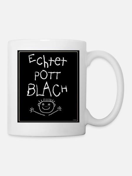 Echtet PottBlach Design IBAP IchBinAusmPott - Tasse - Weiß
