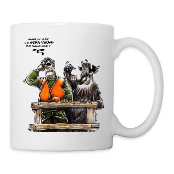 Sanglier Sur Mirador - Mug blanc - blanc - Droite