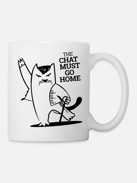 Chat Must Go Home - Mug blanc - blanc