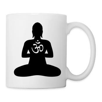 1b BOUDDHA OM / AUM - Mug blanc - blanc - Droite