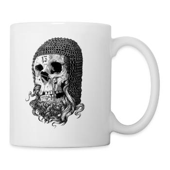 templar skull - Mug - white - Right