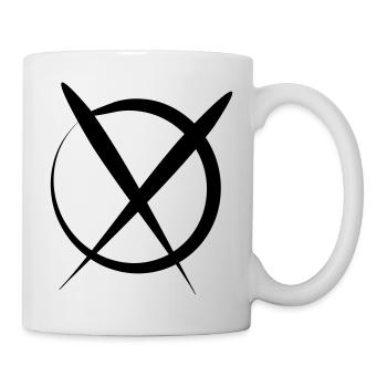 Ankreuzen Wählen - Tasse - Weiß - Rechts