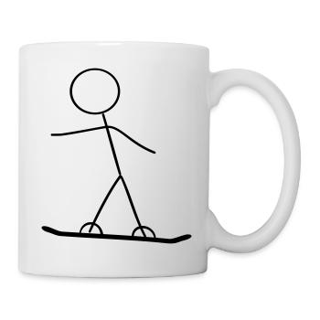 Strokesman Snowboarding - Tasse - Weiß - Rechts