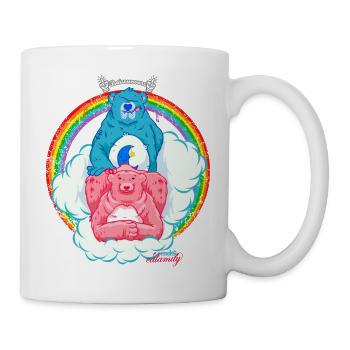 Freche Bären - Tasse - Weiß - Rechts