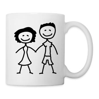 love_1c - Mug blanc - blanc - Droite