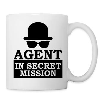 Agent in Secret Mission - Tasse - Weiß - Rechts