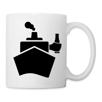King of the boat - Mug blanc - blanc - Droite
