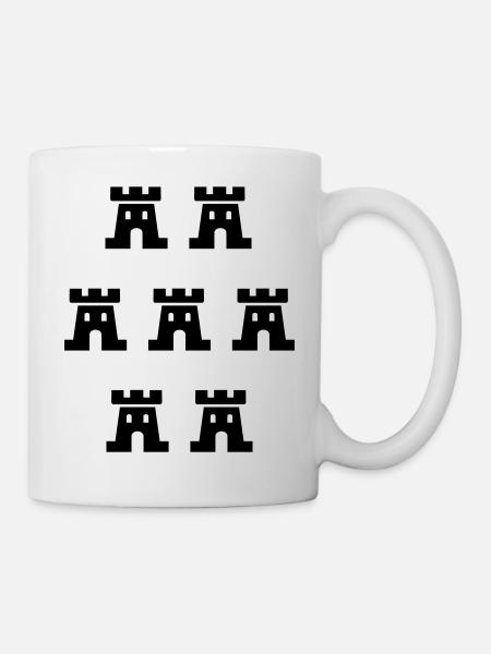 Sieben Burgen 232 - Siebenbürgen - Transylvania - - Tasse - Weiß
