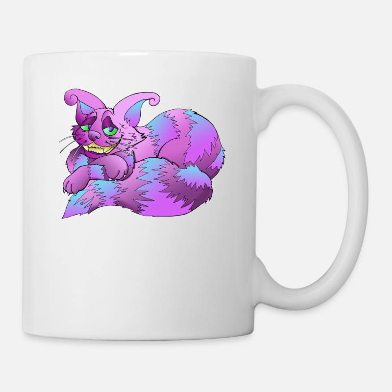 magischen Katze - Tasse - Weiß