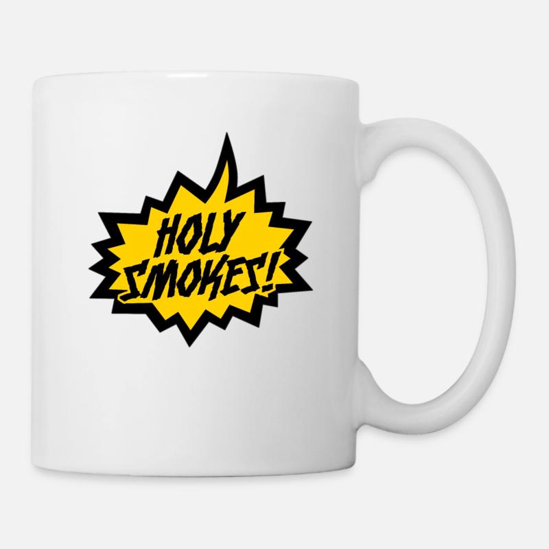 "Heiliger Rauch!" - Tasse - Weiß