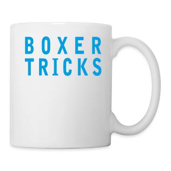 Boxer Tricks - Tasse - Weiß - Rechts