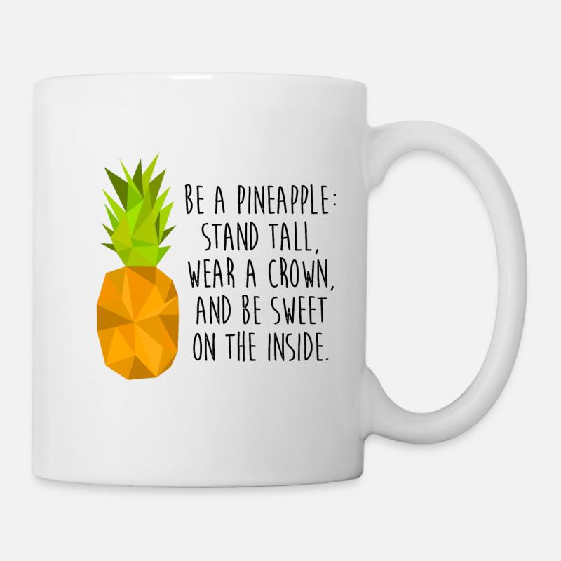 Ananas - Tasse - Weiß