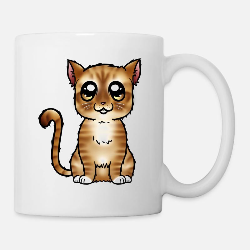 Européen - Roux et blanc - Mug blanc - blanc