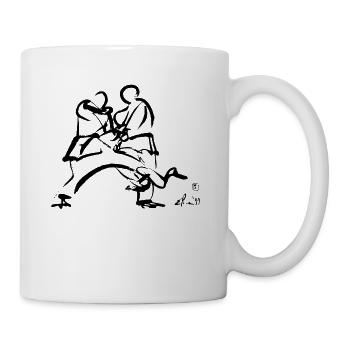 DE_ASHI_BARAI - Mug blanc - blanc - Droite