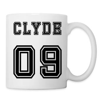Clyde Rückseite - Tasse - Weiß - Rechts